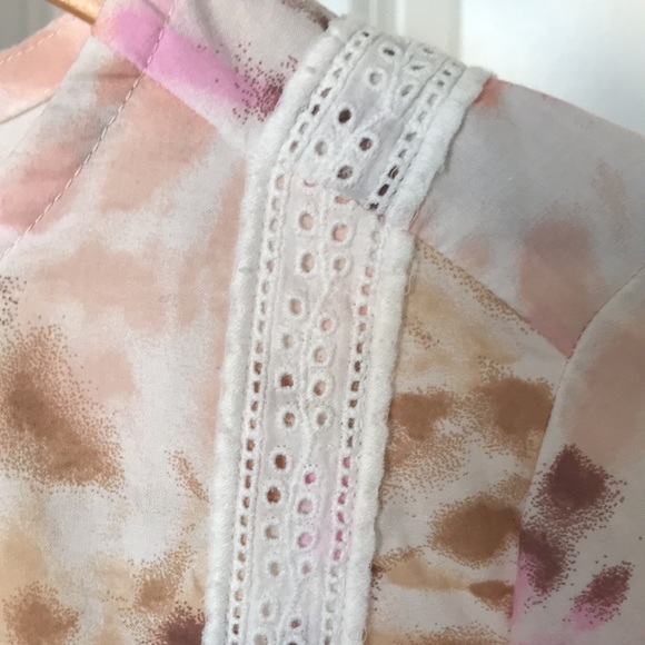 Land’s End White Burst Tie Dye Dress Size Small - Picture 3 of 7